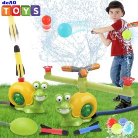 Water Sprinkler Toy For Kids Outdoor Water Toys For Yard Summer Lawn Pool Party Fun For Boys And Girls Water Toys For Kids Aged 3 And Above Yello
