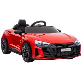 Aosom Electric Toy Car for Kids 3-6, 12V Ride on Car with Remote Control, Suspension System, Music, 3.1 MPH, Vibrant Red