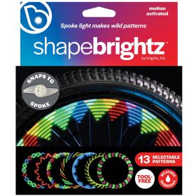 Pattern LED Spoke Light for Bicycles – Motion Activated, 13 Light Modes, Weather-Resistant, Easy Install