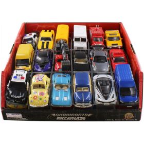 Single Diecast Pull-Back Toy Car – 5-Inch Collectible Vehicle, Assorted Styles, Metal Body, No Batteries Required
