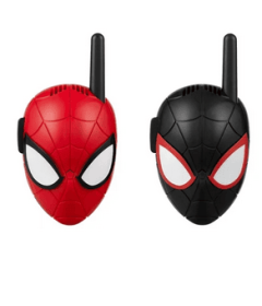 Marvel Spiderman Extended Range Walkie Talkies - Toy Phones - Push to Talk Button, Children Ages 3+