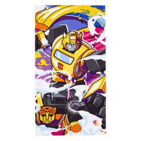 TRANSFORMERS - Neon Smoke Beach Towel