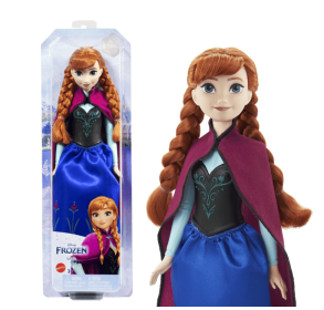 Disney Frozen Anna 11 inch Fashion Doll & Accessory, Toy Inspired by the Movie Disney Frozen