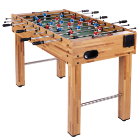Only Supports Self Pickup-Foosball Table, 48in Competition Sized Foosball Table For Home, Portable Mini Table Football-Soccer Game Set, Includes (Option: Original)