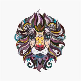 Each Piece Is Animal Shaped Christmas Gift Colorful Elephant Turtle Wooden Jigsaw Puzzles (Option: Style24-A3)