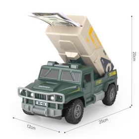 2.4G Remote Control Money Spray Car Green Money Spray Gun (Option: As shown in the main image)
