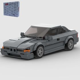 Gray Sports Car Toy Building Set,City Building Bricks MOC Building BlocksDIY Vehicles For Kids And Adults(337PCS) (Option: Default)