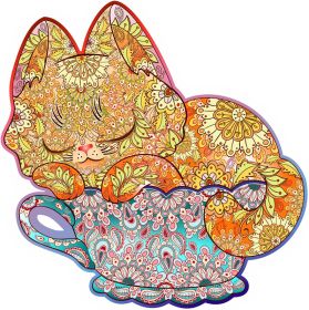 Colorful Butterfly Animal Wooden Puzzles (Option: Style6-A3)