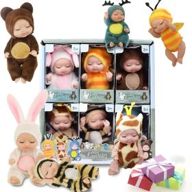 6pcs Princess Doll Gift Box, Perfect Birthday And Holiday Gift, Christmas-Halloween Gift For Girls (Option: 6sets of A)