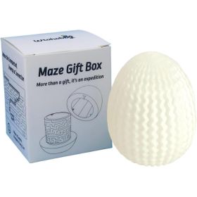 Egg Money Puzzle Box Cash Gift Card Holder Brain Teaser Game For Teens And Adults Creative Gift Holder Party Game (Option: White)