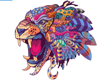 Each Piece Is Animal Shaped Christmas Gift Colorful Elephant Turtle Wooden Jigsaw Puzzles (Option: Style37-A5)