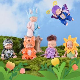 6 Newly Upgraded Sleeping Princess Dolls Girls' Toy Gift Box Set Adorable Princess Figures In Various Styles (Option: 1SET)
