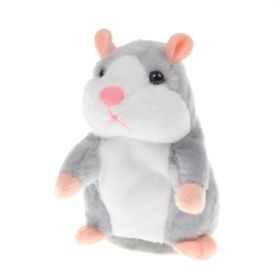 15CM Little Talking Hamster Toy (Option: Gray18cm-1)