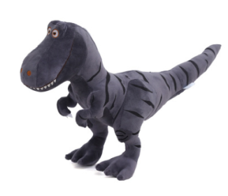 New Dinosaur Plush Toys Cartoon Tyrannosaurus Cute Stuffed Toy Dolls For Kids Children Birthday Gift (Option: Gray-40cm)