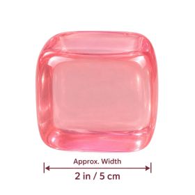 Transparent Ice Cube Toy, Slow Rise Stress Relief Squeeze Toy For Adults Teens (Option: Pink)