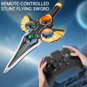 Feijian Remote-Controlled Glider - 2025 Remote-Controlled Feijian And 3-Speed Stunt Control (Controller Mode) Lightweight Remote-Controlled Aircr (Option: golden)