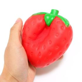 Anti-Stress ball strawberry (Option: Strawberry)