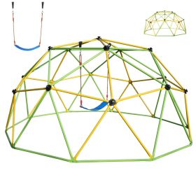 10 Foot Dome Climbing Children's Jungle Gym Suitable For Park Dome Climbers And Swing Amusement Park Equipment, Green (Option: Default)