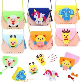 Sewing Kit For Kids, Felt Crafts For Kids , Sewing For Kids Ages 4-8 Plus, DIY Kits For Kids With 6 Purses & Accessories (Option: Default)