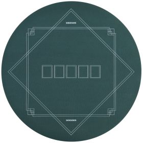 Poker Mat Texas Hold'em Poker Table Top with Non-Slip Bottom Dark Green (Option: Dark Green-620x80x80 mm)