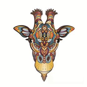Each Piece Is Animal Shaped Christmas Gift Colorful Elephant Turtle Wooden Jigsaw Puzzles (Option: Style7-A3)
