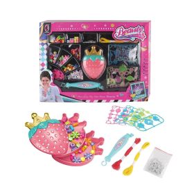 DIY Craft Kit, Jewelry Design, Necklace, Bead Toy, Kids Toy, Girl (Option: W13115999)