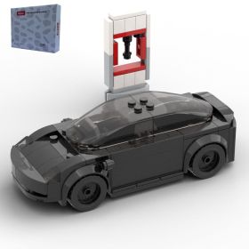 Black City Car Toy Building Set,Building Bricks MOC Building Blocks,DIY Vehicles For Kids And Adults(185PCS) (Option: Default)