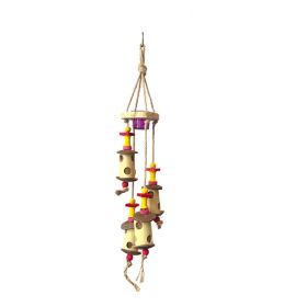 Parakeet Toys,Paradise Island Beehive Adventure Handmade Bird Toy Parrot Toy Set (Option: Default)
