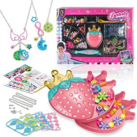 Children's Bracelet Making Kit, Beaded Rope DIY, Children's Hand Knitting Beading Games, Craft Rope Making Tools, Children's Game Activity Sets . (Option: 3SET)