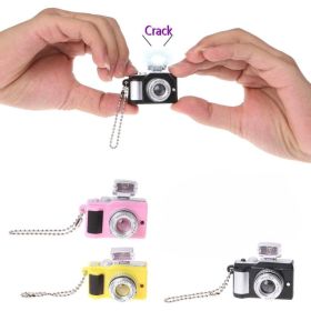 ( 3 PCS)Mini Camera For Doll For Creative Camera Led Keychains With Sound LED Flashlight For Key Chain Funny Halloween Decorations (Option: Default)