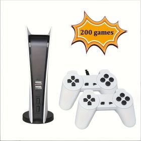 Technology Toys NES Nostalgic Game Console P5 Mini TV Console GS5 Wired Home Game Console 200 Games (Option: Default)