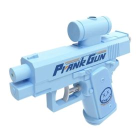 (Blue)Prank Two-Way Water Gun, Prank Squirt Gun, Reverse Water Guns, Creative Pranks Battle Toy Waters Guns Fight (Blue) (Option: Default)