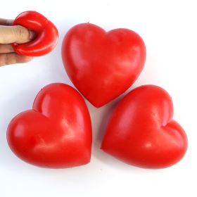 3 Sets Of Heart Squeezing Toys, Decompression Toys, Holiday Gifts, Children's Toys (Color: Red)