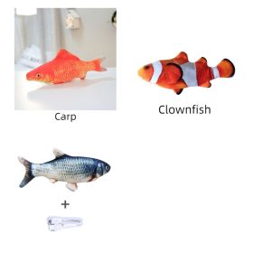 Without Cat Nip Version - Electric Jumping Fish Simulation Electric Fish Toy (Option: Set6)