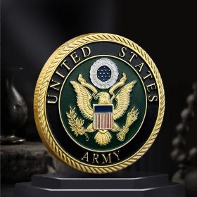 (4 Items) Heroic Heroic Prayer Coin, US Coast Savings Tribute, Commemorative Token (gold ) (Option: Default)