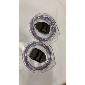 ( Purple 10/20oz 2Pcs)Compatible With YETI Rambler, Ozark Trail, Old Style Rtic, And More - Magnetic Slider Switch Spill Proof Tumbler Cover (Option: Default)
