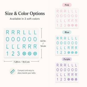 3D Printed American Mahjong Charleston Practice Board, Direction Reference Learning Aid For Beginners, Tabletop Mahjong Game Accessory (Option: 3D Printed Plastic-1 Pc-Purple)