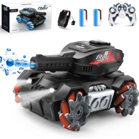 2025 Y1 RC Truck Drift Gesture Car, Rc Crawler Scale Water Bullet Shooting,All Terrain 4WD Battle Stunt Car With 360 Rotating, Lights Music Birth (Color: Red)