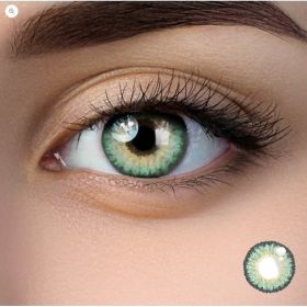 Bellafata 1 Pair Of Colored Contact Lenses For Eyes, Icy Green Lenses, Natural Fashion Lenses, Cosmetic Contact For Eyes (Option: Default)
