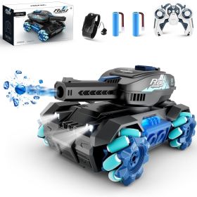 Y1 RC Tank Four Wheel Drive Remote Control Car 2.4G Gesture Control Water Bomb (Option: Red)