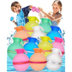 Reusable Water Balloons For Quick Filling, Summer Water Toys Suitable For Boys And Girls, Pool And Beach Toys Suitable For Children Aged 3-1 (Option: Default)
