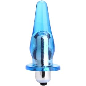(Blue)Anal Butt Plug Erotic Anal Plug Vibrator Sex Toys For Women Men Masturbation G Spot Sex Machine Vibrating Bullet Butt Plugs (Option: Default)