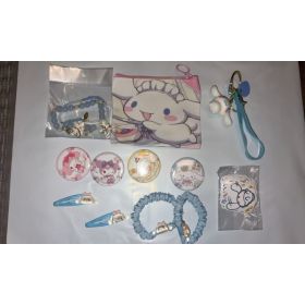 (12 Piece Set) Badge Kuromi Melody Brooch Cinnamoroll Pomompurin Pochacco 58mm Is A Children's Toy And Decoration Gift Pack (Option: Default)