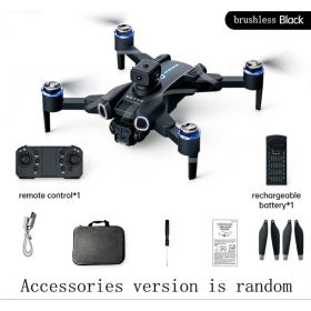 2026 New GB815 Black Brushless Drone, Single Battery, Foldable RC Quadcopter With LED Navigation Lights, Complete Package With Storage Bag (Acces (Option: Blacksinglecell)