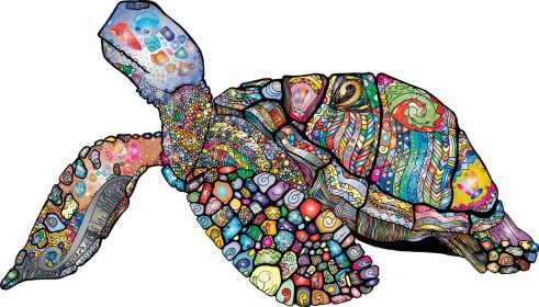 Colorful Butterfly Animal Wooden Puzzles (Option: Style23-A3)