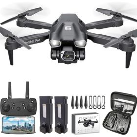Foldable Mini FPV Drone With 1080P HD Camera, Altitude Hold, 3D Flip, 3-Speed Modes, Headless Mode And Carrying Case (Option: Black)