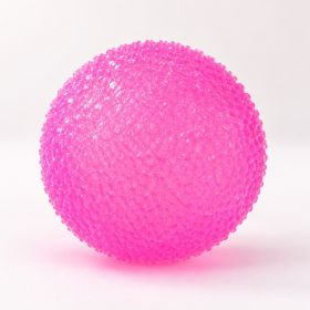 Crunchy Texture Stress Ball, Squeezable Fidget Sensory Toy For Stress Relief (Option: Pink)