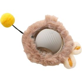 (Grey) Interactive Cat Toy For Indoor Cats, Action Activated Cat Toy, Automatic Movement Of Cats And Kittens, Pig Ball (Option: Default)