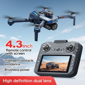 GT8 Drone | Large-screen Remote Control, Intelligent Wi-Fi Transmission, Colorful Light Design, Brushless Motor, Stable Hovering Flight, Intellig (Option: foldable)