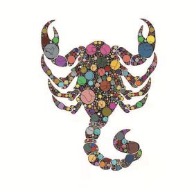 Each Piece Is Animal Shaped Christmas Gift Colorful Elephant Turtle Wooden Jigsaw Puzzles (Option: Style13-A3)
